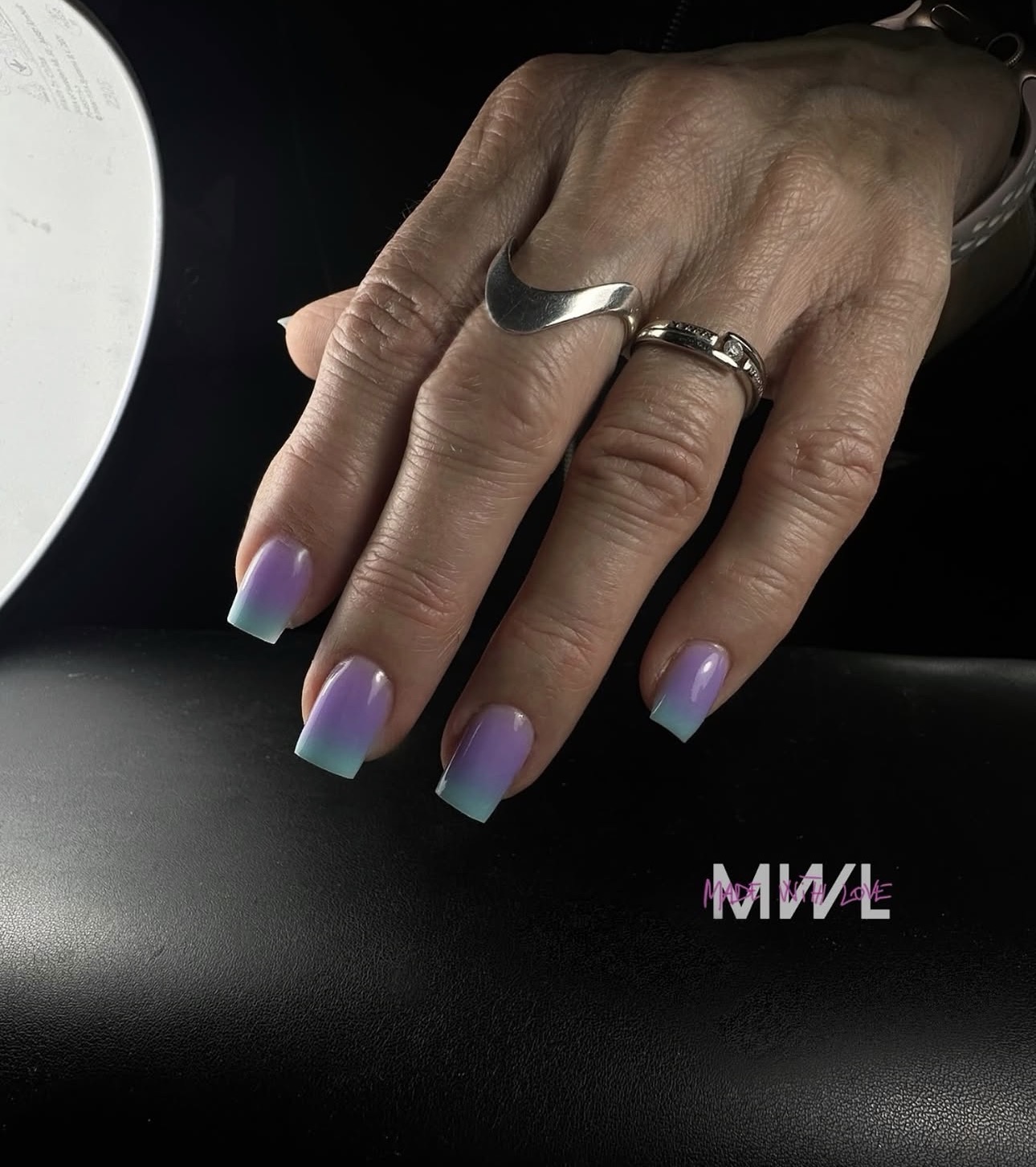 Capsules pointe stiletto french décorée